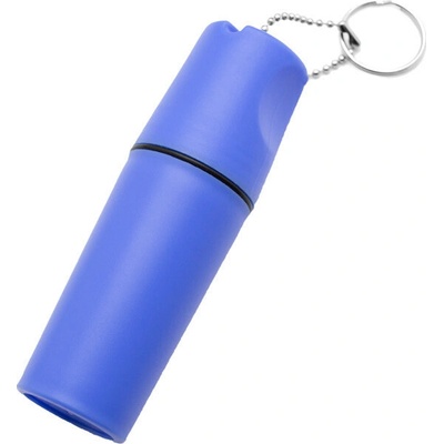 Modré vodotesné puzdro na krk s retiazkou + klúčenka