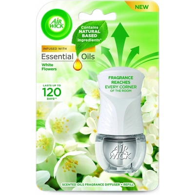 Air Wick ELEKTRICKÝ OSVĚŽOVAČ VZDUCHU S BÍLÝMI KVĚTY 19 ml