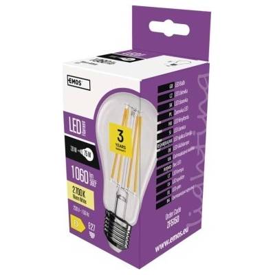 EMOS LED žárovka Filament A60 E27 7,8W 75W 1060 lm /