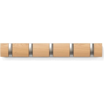 Umbra Стенна закачалка от ясенова дървесина в естествен цвят Flip - Umbra (318850-390)