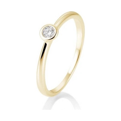 Sofia Diam prsten ze žlutého zlata s diamantem BE41 85127 9 Y
