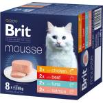 Brit Premium by Nature Cat Mousse MIX 8 x 85 g