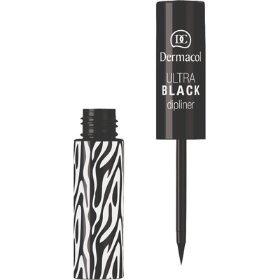 Dermacol Black Sensation Ultra Black tekuté očné linky Black 2,8 ml