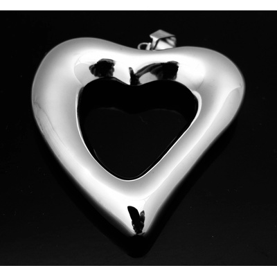 Steel Jewelry Přívěsek velké srdce z chirurgické oceli PR130145