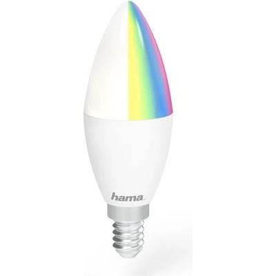 Hama SMART WiFi LED žárovka, E14, 5,5 W, RGBW, stmívatelná 4047443446749