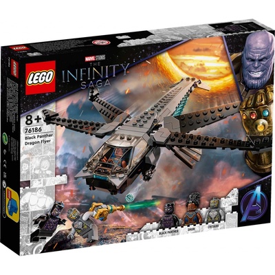 LEGO® Marvel Avengers 76186 Black Panther a dračie lietadlo