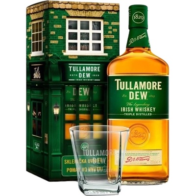 Tullamore Dew 40% 0,7 l (dárkové balení s 1 sklenice)