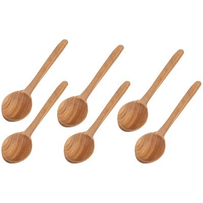 ČistéDřevo Dřevěná lžíce 16 cm 6 ks v balení