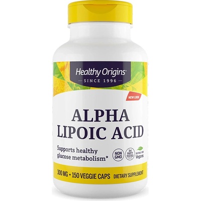 Healthy origins - usa Алфа-липоева киселина 300 mg х 150 капсули Alpha Lipoic Acid Healthy Origins (RE_35069 HO)