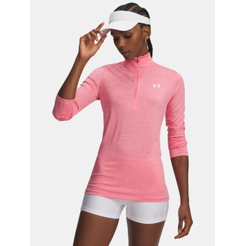 Under Armour Дамска тениска Under Armour Tech 1/2 Zip- Twist-PNK Under Armour | Rozov | ЖЕНИ | XS