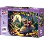 Art Puzzle Детски пъзел Art Puzzle от 200 части - Таралеж и приятели (35541) - baby