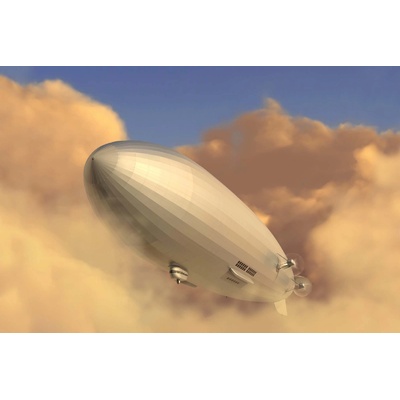 DIMEX ART Флизелинов фототапет дирижабъл в облаци 375 x 250 см