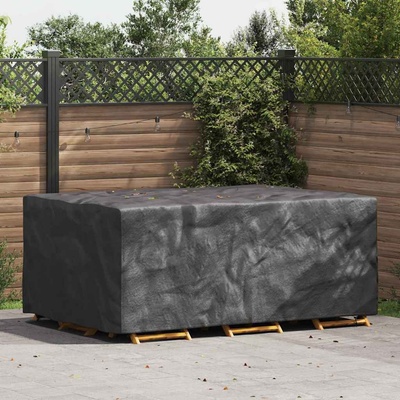 vidaXL Покривало за мебели Едноцветен Черно 210 x 130 x 70 см 420D (4105781)