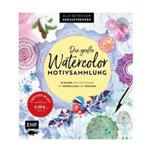 Die große Watercolor-Motivsammlung - 80 Bilder zum Fertigmalen | Edition Michael Fischer (ISBN: 9783745929454)