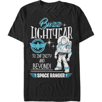 ZOOT. Fan Черна мъжка тениска Pixar Светлинна година с лазер ZOOT. Fan | Cheren | МЪЖЕ | L