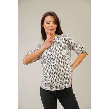 Image 1 of Radek's Collection Бяла елегантна риза на точки 82302-131