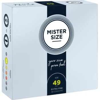 MISTER SIZE 36 бр. Тънки презервативи Mister Size 49 мм