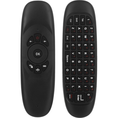 Универсално дистанционно No brand C120, Air mouse, USB 2.4GHz, Микрофон, Черен - 13052 (13052)