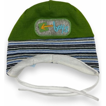 Nikos chlapecká zimní čepice zelené