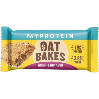 MyProtein Oat Bakes | Low Sugar High Protein Bar [75 грама] Бял шоколад с боровинка