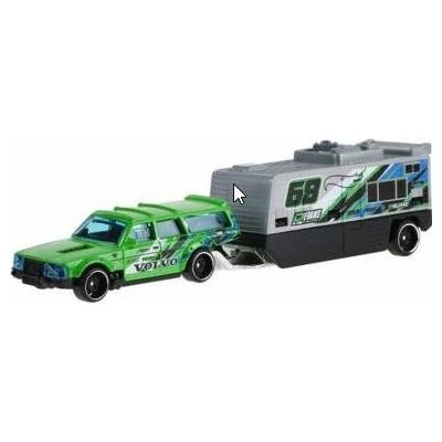 Mattel Hot Wheels Track Fleet Volvo 240 Drift Camper zelený