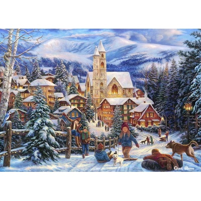 Grafika Chuck Pinson Sledding To Town 500 dielov