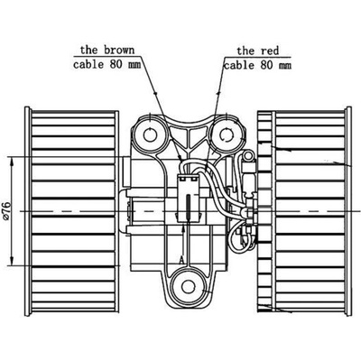 vnitřní ventilátor MAHLE AB 81 000S
