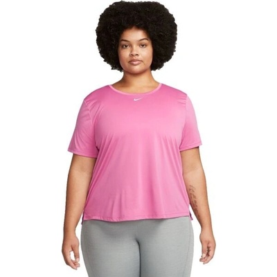 Nike ONE DRI-FIT Dámské sportovní tričko plus size růžová