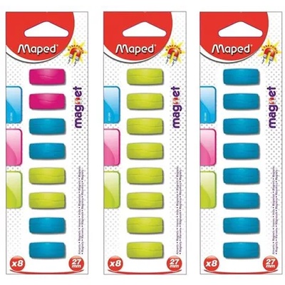Maped Магнит, правоъгълен, 27 mm, MAPED, смесени цветове 051200 (051200)