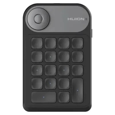 HUION Мини клавиатура Huion Keydial Mini K20, За графичен таблет (K20)