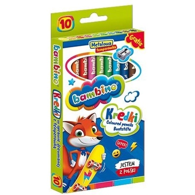 St. Majewski Пастели St. Majewski Bambino, 10 цвята с острилка