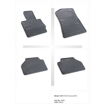 Image 1 of FroGum Автомобилни гумени стелки Frogum за BMW X3 F25 и F26 X4 (pa0665-51243)