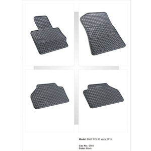 FroGum Автомобилни гумени стелки Frogum за BMW X3 F25 и F26 X4 (pa0665-51243)