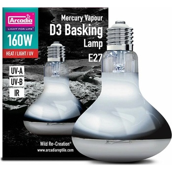 Arcadia D3 Basking Lamp 160 W