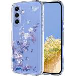  Силиконов калъф TPU Pattern Printing за Samsung Galaxy S25 FE, цветя