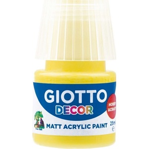 GIOTTO Decor АКРИЛНА боя Yellow 25 ml 1 бр (F538102)