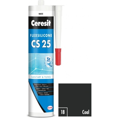 Ceresit CS 25 Sanitárny Silikón 280 g coal