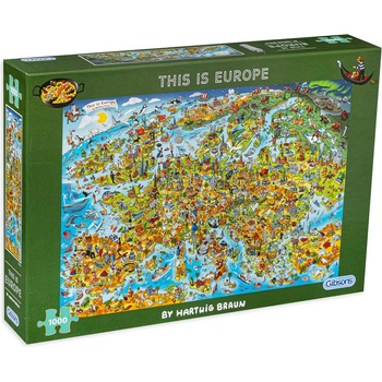 Gibsons Пъзел Gibsons от 1000 части - Това е Европа (G7113)