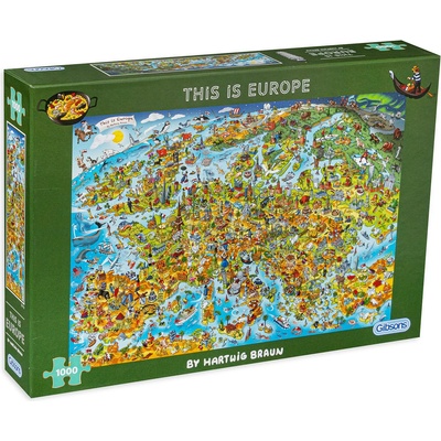 Gibsons Пъзел Gibsons от 1000 части - Това е Европа (G7113)