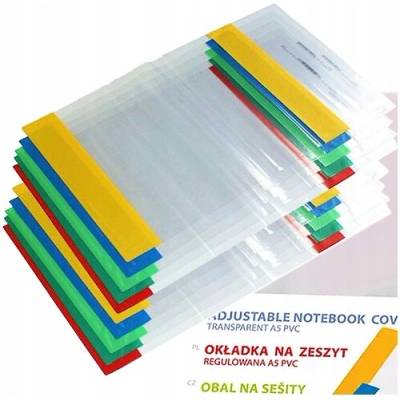 Panta Plast Obal na zošit A5 PVC s nastaviteľnou šírkou 10ks