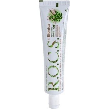 R.O.C.S. Bionica Green Wave přírodní zubní pasta pro citlivé dásně Fluoride Free, Natural Protection 60 ml