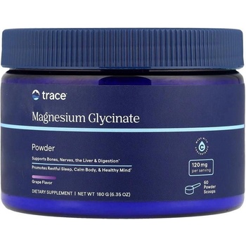 Trace Minerals Magnesium Glycinate, грозде, 180 g, Trace Minerals (9326)