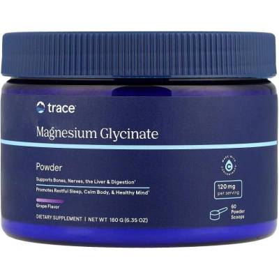 Trace Minerals Magnesium Glycinate, грозде, 180 g, Trace Minerals (9326)