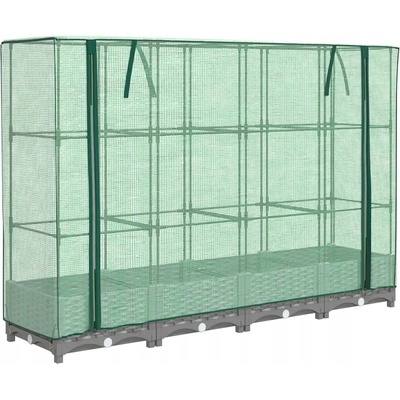 VidaXL Květináč plast vícebarevný 160 x 40 x 23 cm