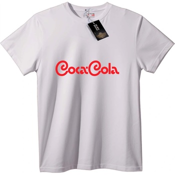 NOONEBRAND Тениска Coca-Cola Лого Черна - 2XL, White