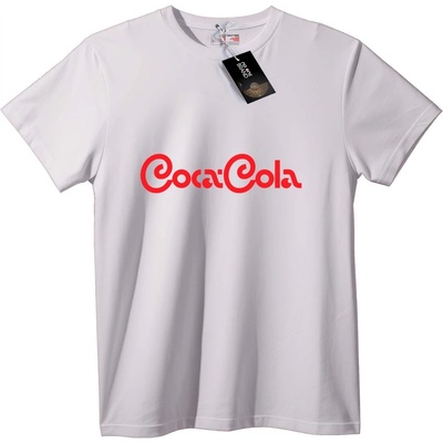 NOONEBRAND Тениска Coca-Cola Лого Черна - 2XL, White