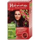 Farby na vlasy Henna prírodná farba na vlasy medeně červená 123 prášková 33 g