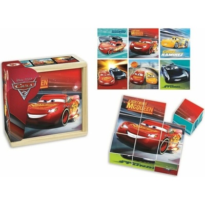 Playme obrázkové kostky Cars