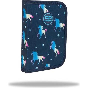 COOLPACK Ученически несесер Coolpack - Clipper - Blue unicorn (F076670)