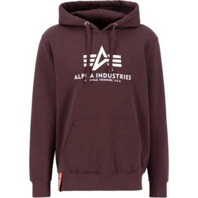 Alpha Basic Hoody deep maroon